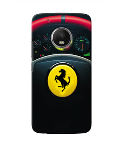 Ferrari Steeriing Wheel Moto G5 plus Real 4D Back Cover