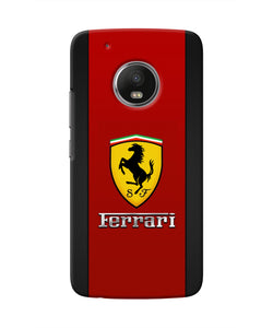 Ferrari Abstract Red Moto G5 plus Real 4D Back Cover