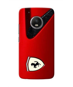 Ferrari Hood Moto G5 plus Real 4D Back Cover