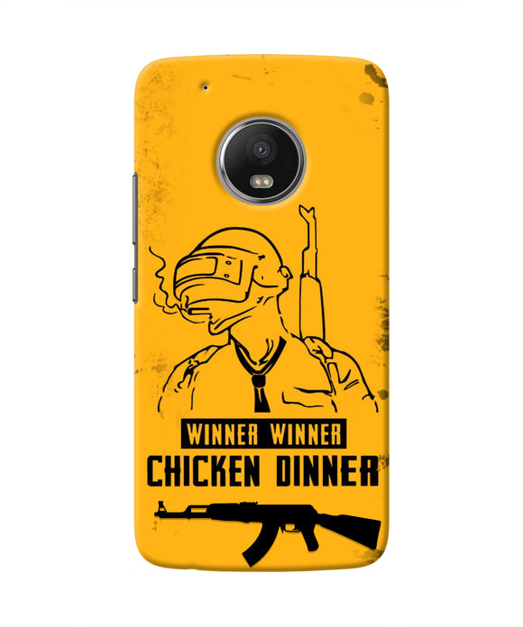 PUBG Chicken Dinner Moto G5 plus Real 4D Back Cover