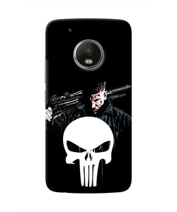 Punisher Character Moto G5 plus Real 4D Back Cover