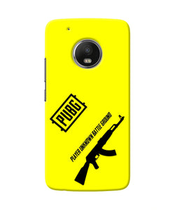 PUBG AKM Gun Moto G5 plus Real 4D Back Cover