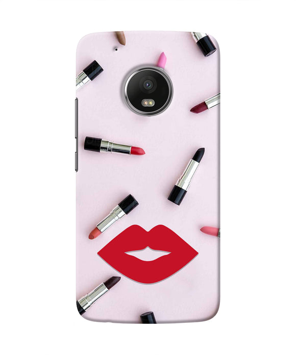 Lips Lipstick Shades Moto G5 plus Real 4D Back Cover