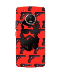 Rocky Bhai Beard Look Moto G5 plus Real 4D Back Cover