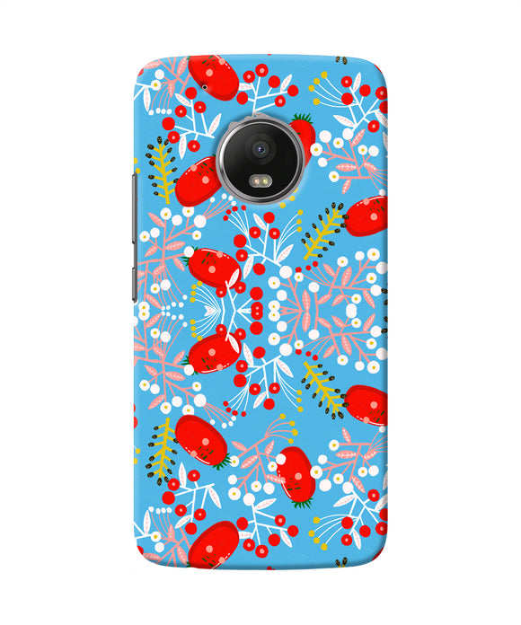Small Red Animation Pattern Moto G5 Plus Back Cover