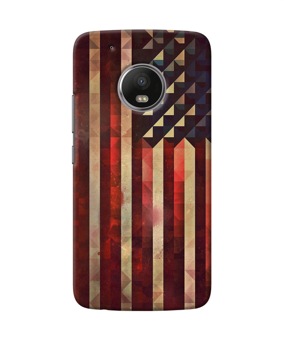 Vintage Us Flag Moto G5 Plus Back Cover