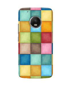 Abstract Colorful Squares Moto G5 Plus Back Cover