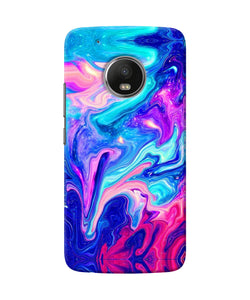 Abstract Colorful Water Moto G5 Plus Back Cover