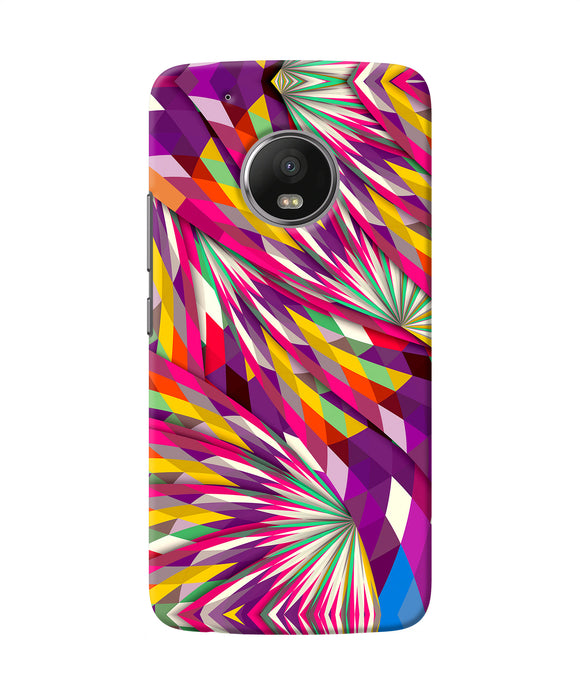 Abstract Colorful Print Moto G5 Plus Back Cover