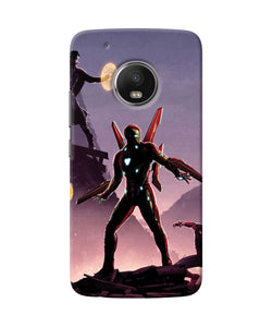 Ironman On Planet Moto G5 Plus Back Cover