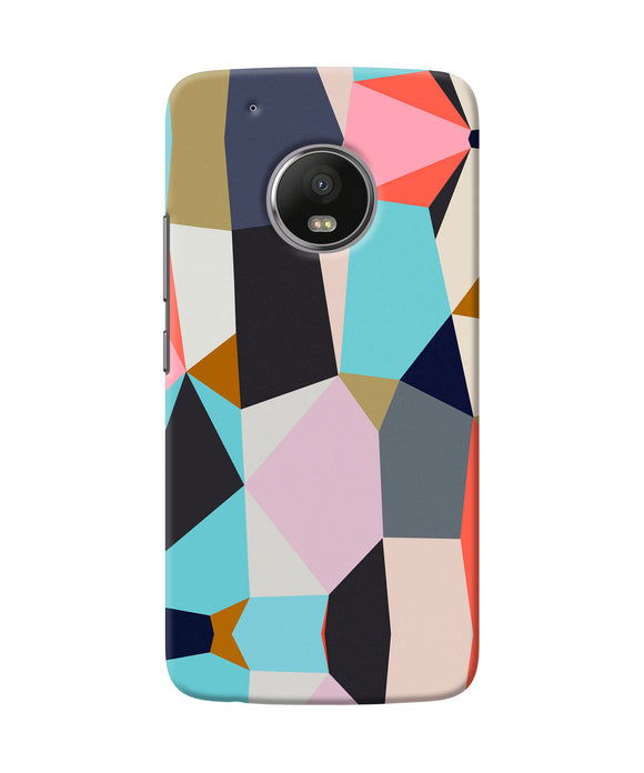 Abstract Colorful Shapes Moto G5 Plus Back Cover