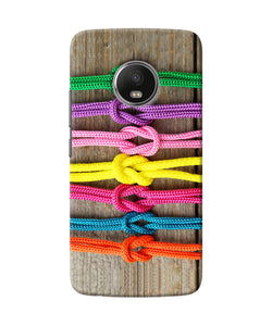 Colorful Shoelace Moto G5 Plus Back Cover