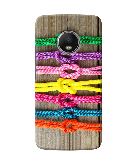 Colorful Shoelace Moto G5 Plus Back Cover
