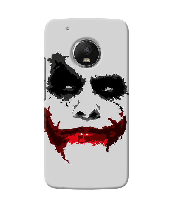 Joker Dark Knight Red Smile Moto G5 Plus Back Cover