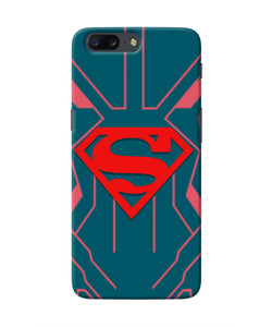 Superman Techno Oneplus 5 Real 4D Back Cover