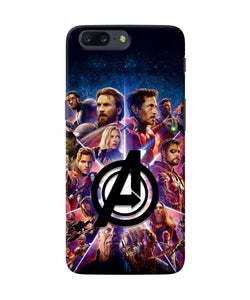 Avengers Superheroes Oneplus 5 Real 4D Back Cover