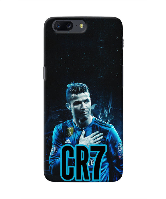 Christiano Ronaldo Blue Oneplus 5 Real 4D Back Cover