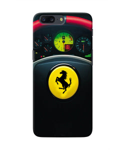 Ferrari Steeriing Wheel Oneplus 5 Real 4D Back Cover