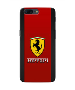 Ferrari Abstract Red Oneplus 5 Real 4D Back Cover