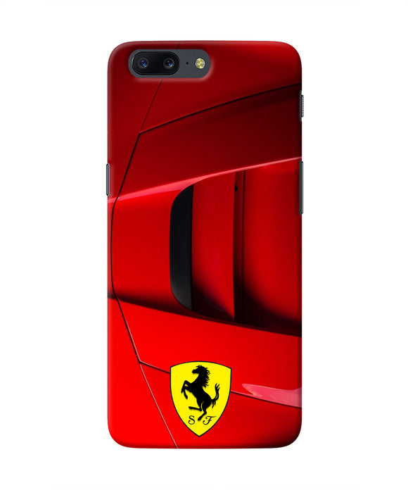 Ferrari Car Oneplus 5 Real 4D Back Cover