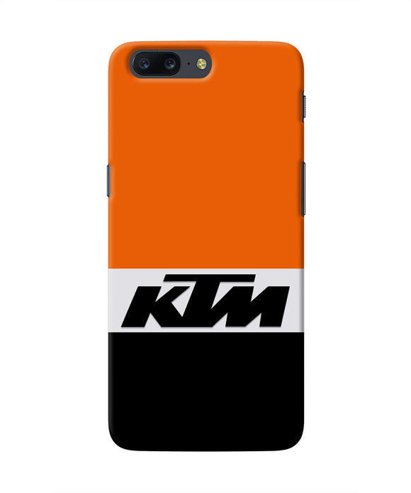 KTM Colorblock Oneplus 5 Real 4D Back Cover