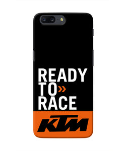 KTM Ready To Race Oneplus 5 Real 4D Back Cover