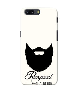 Respect the Beard Oneplus 5 Real 4D Back Cover