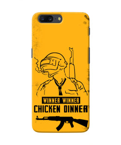 PUBG Chicken Dinner Oneplus 5 Real 4D Back Cover