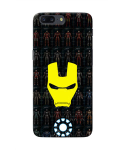 Iron Man Suit Oneplus 5 Real 4D Back Cover