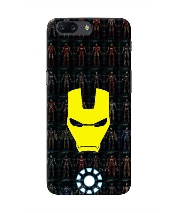 Iron Man Suit Oneplus 5 Real 4D Back Cover