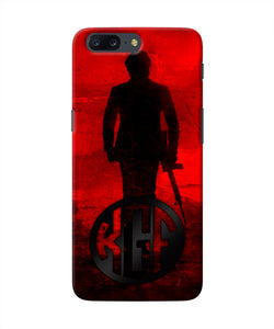 Rocky Bhai K G F Chapter 2 Logo Oneplus 5 Real 4D Back Cover