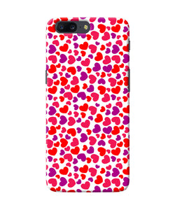 Heart Print Oneplus 5 Back Cover