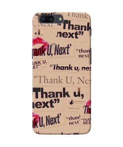 Thank You Next Oneplus 5 Back Cover