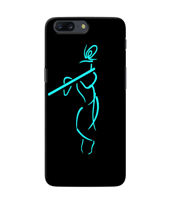 Lord Krishna Sketch Oneplus 5 Back Cover