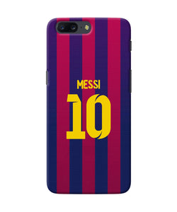 Messi 10 Tshirt Oneplus 5 Back Cover