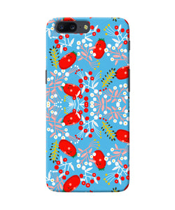 Small Red Animation Pattern Oneplus 5 Back Cover