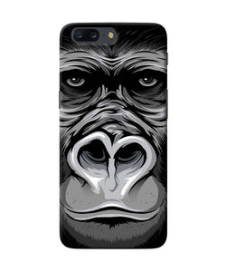 Black Chimpanzee Oneplus 5 Back Cover