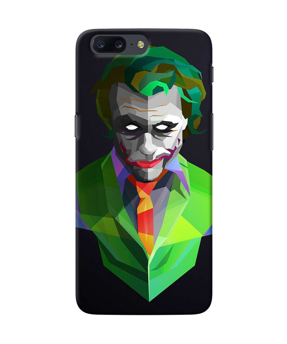 Abstract Dark Knight Joker Oneplus 5 Back Cover