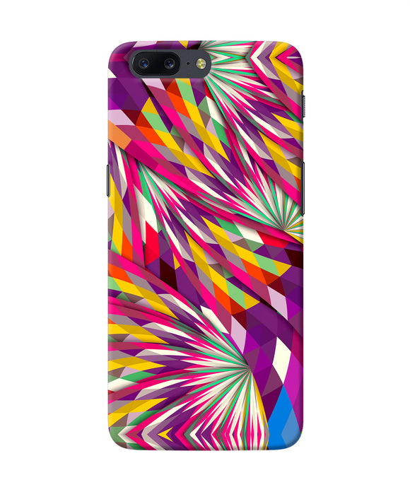 Abstract Colorful Print Oneplus 5 Back Cover