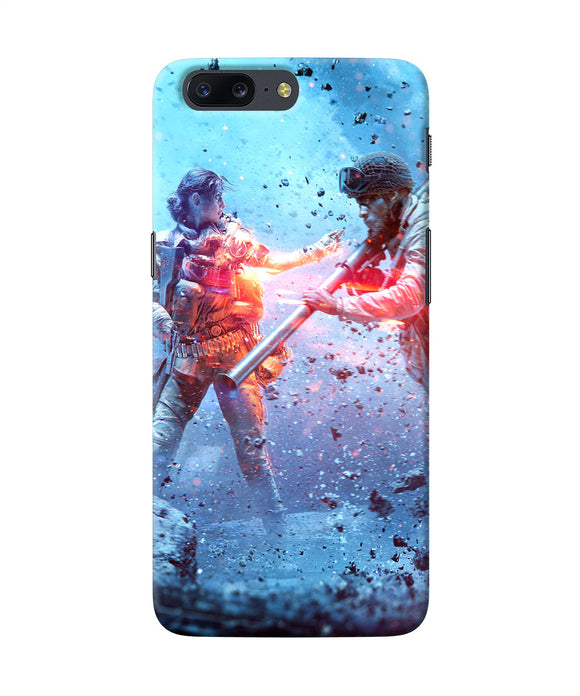 Pubg Water Fight Oneplus 5 Back Cover