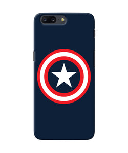 Captain America Logo Oneplus 5 Back Cover