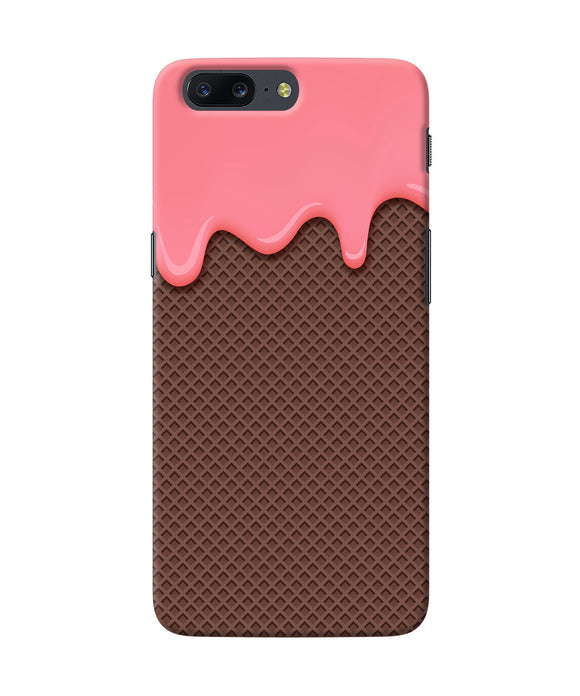Waffle Cream Biscuit Oneplus 5 Back Cover