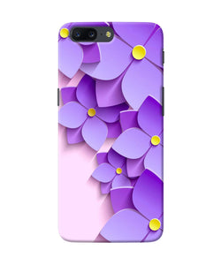 Violet Flower Craft Oneplus 5 Back Cover