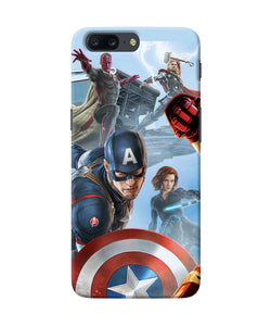 Avengers On The Sky Oneplus 5 Back Cover