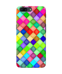 Abstract Colorful Squares Oneplus 5 Back Cover