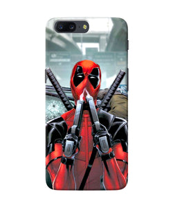 Deadpool With Gun Oneplus 5 Back Cover