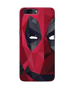 Abstract Deadpool Half Mask Oneplus 5 Back Cover