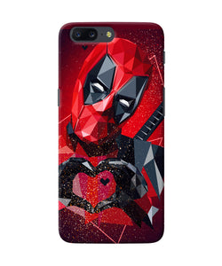 Deadpool Love Oneplus 5 Back Cover