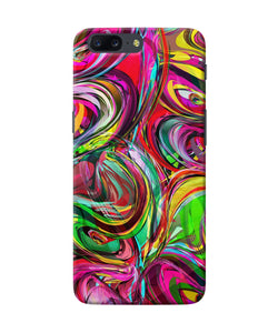 Abstract Colorful Ink Oneplus 5 Back Cover