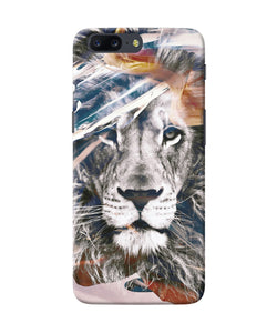 Lion Poster Oneplus 5 Back Cover